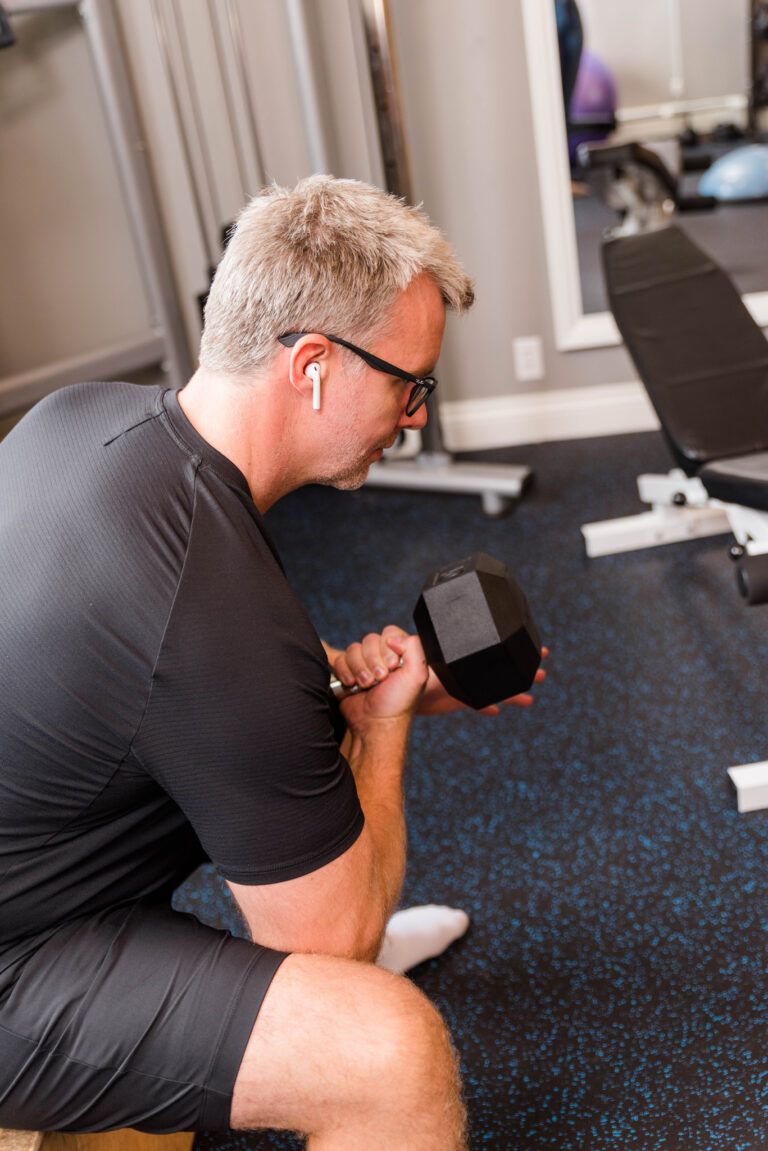 Nielsen Fitness weight lifting