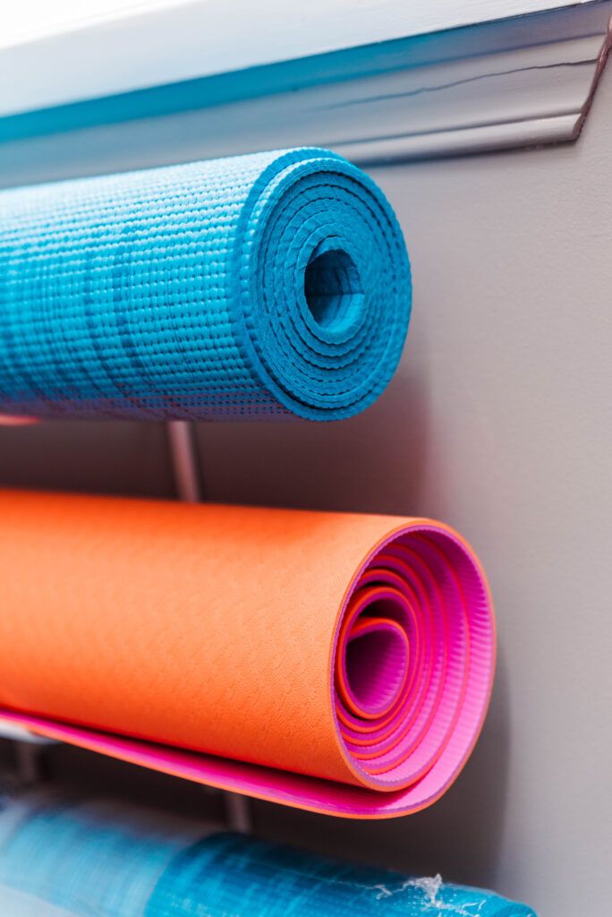 Home gym equipment yoga mats